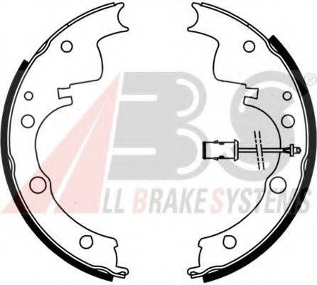 A.B.S. 8931 Комплект гальмівних колодок