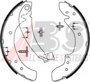 A.B.S. 8934 Комплект гальмівних колодок