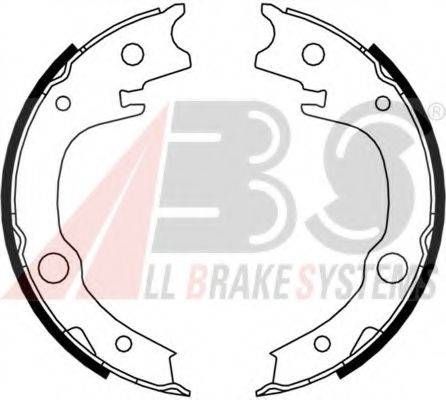 A.B.S. 9182 Комплект гальмівних колодок, стоянкова гальмівна система