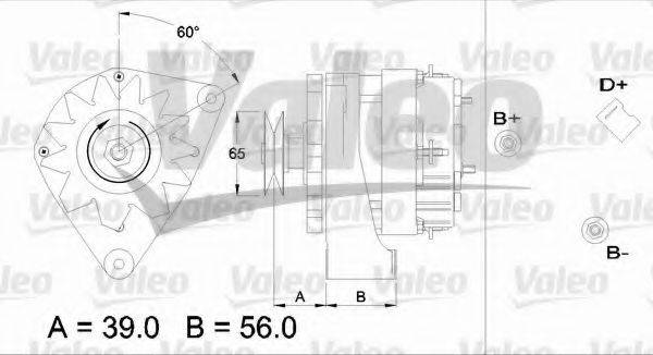 VALEO 433455 Генератор