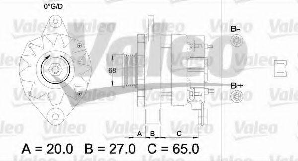 VALEO 433465 Генератор