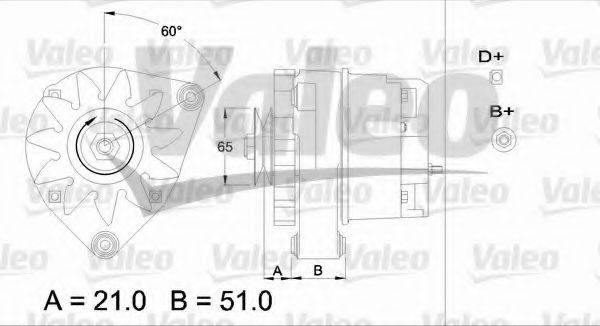 VALEO 436130 Генератор