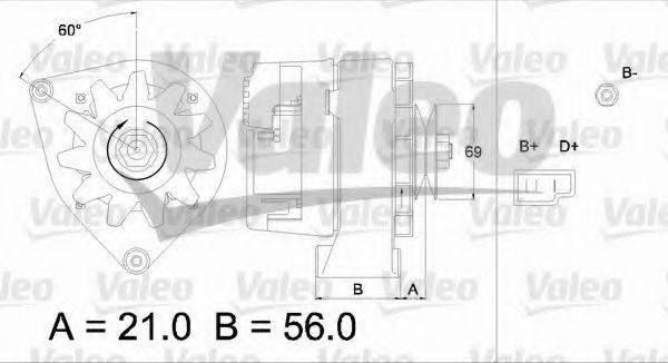 VALEO 436146 Генератор