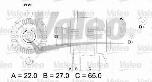 VALEO 436275 Генератор