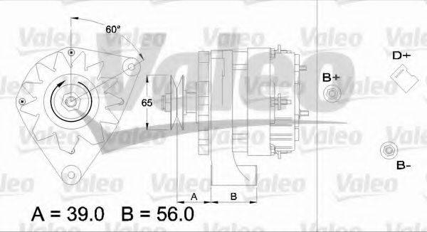 VALEO 436314 Генератор