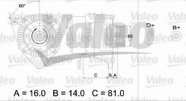 VALEO 436389 Генератор