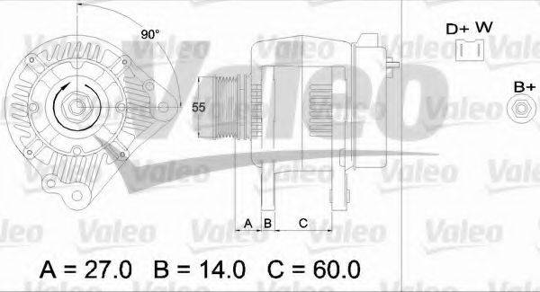 VALEO 436444 Генератор