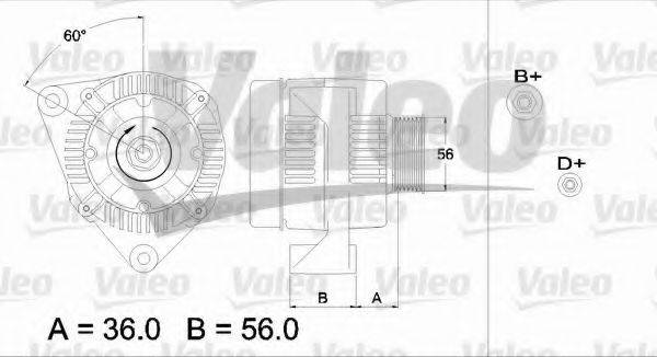 VALEO 436450 Генератор