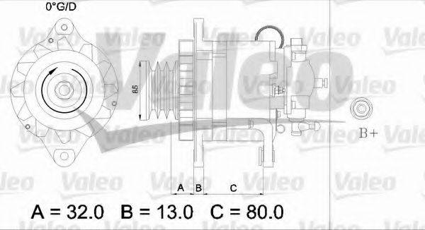 VALEO 436531 Генератор