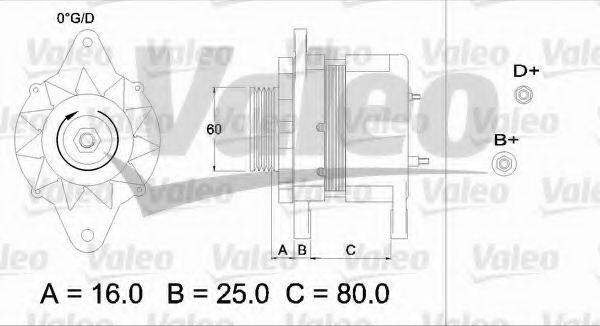 VALEO 436547 Генератор