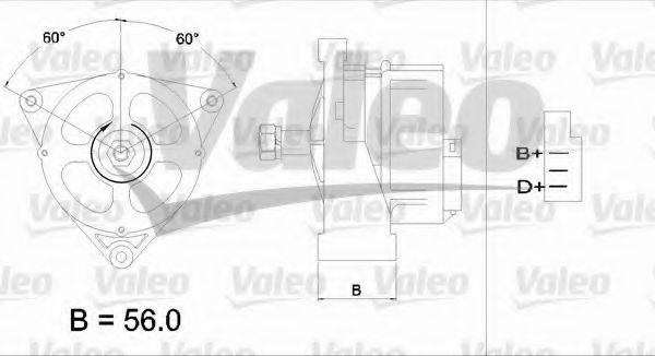 VALEO 436561 Генератор