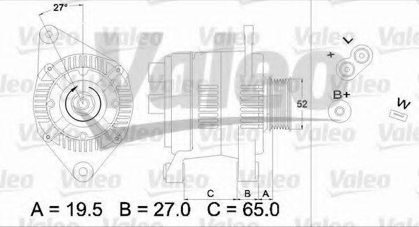 VALEO 436616 Генератор