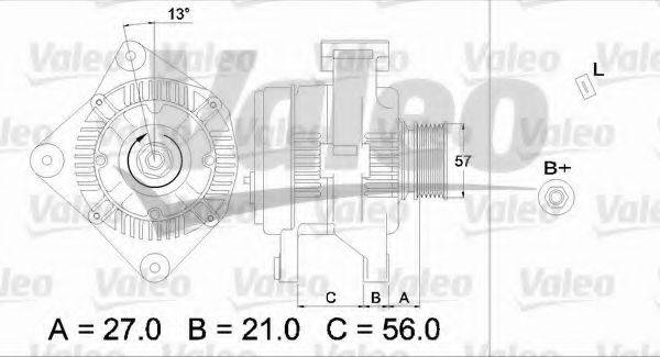 VALEO 436702 Генератор