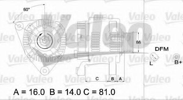 VALEO 437178 Генератор