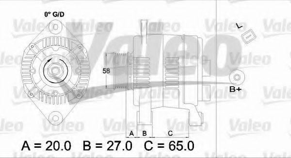 VALEO 437353 Генератор