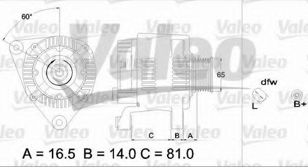 VALEO 437358 Генератор