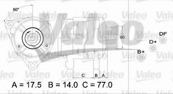 VALEO 437388 Генератор