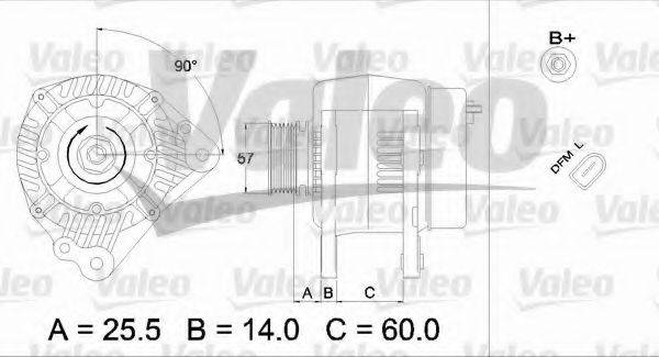 VALEO 437396 Генератор