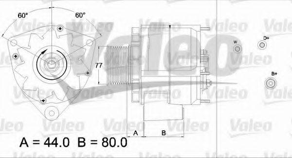 VALEO 437441 Генератор