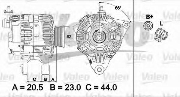 VALEO 437488 Генератор