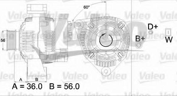 VALEO 437489 Генератор