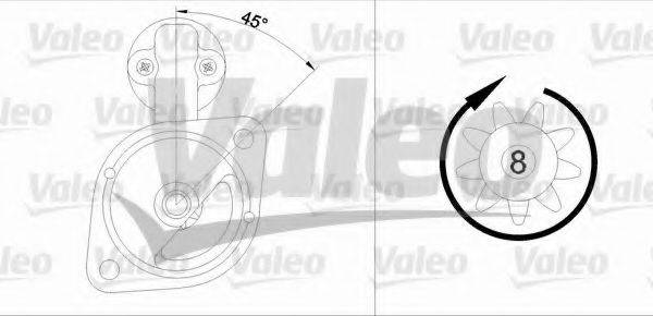 VALEO 455558 Стартер