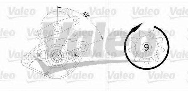 VALEO 455591 Стартер