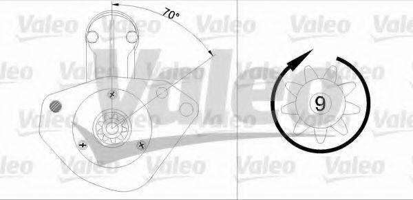 VALEO 455744 Стартер