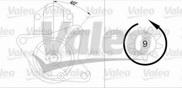 VALEO 458168 Стартер