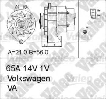 VALEO 436601 Генератор