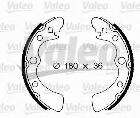 VALEO 562679 Комплект гальмівних колодок