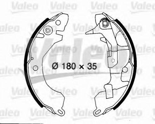 VALEO 562705 Комплект гальмівних колодок