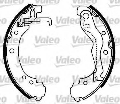 VALEO 553720 Комплект гальмівних колодок