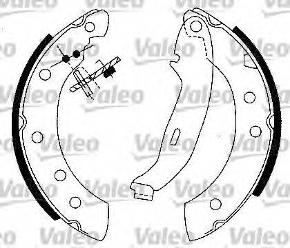 VALEO 553778 Комплект гальмівних колодок