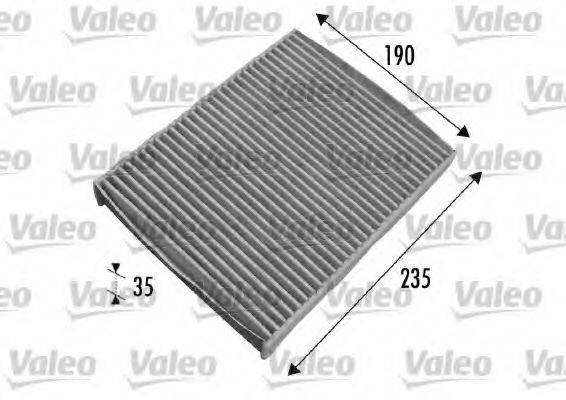 VALEO 698693 Фільтр, повітря у внутрішньому просторі