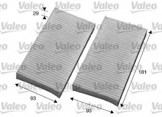 VALEO 715594 Фільтр, повітря у внутрішньому просторі