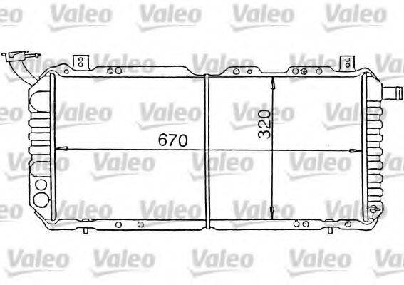 VALEO 730310 Радіатор, охолодження двигуна