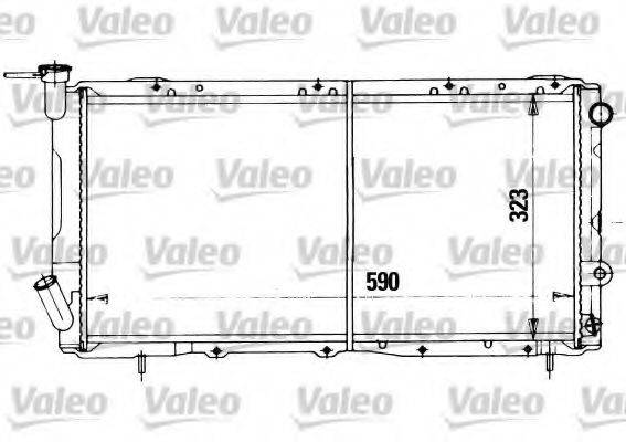 VALEO 730455 Радіатор, охолодження двигуна