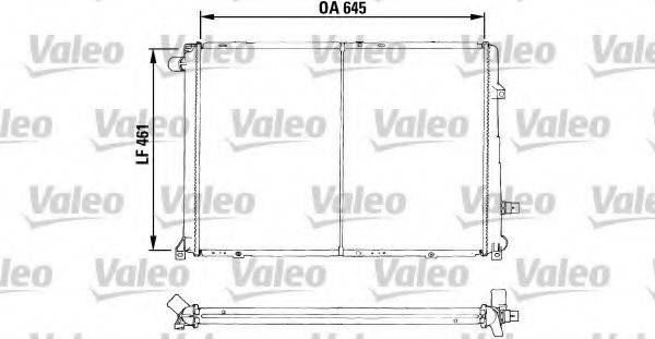 VALEO 730547 Радіатор, охолодження двигуна