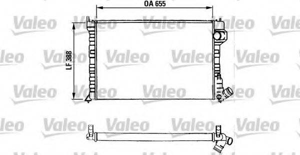 VALEO 730936 Радіатор, охолодження двигуна