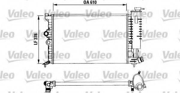 VALEO 730960 Радіатор, охолодження двигуна