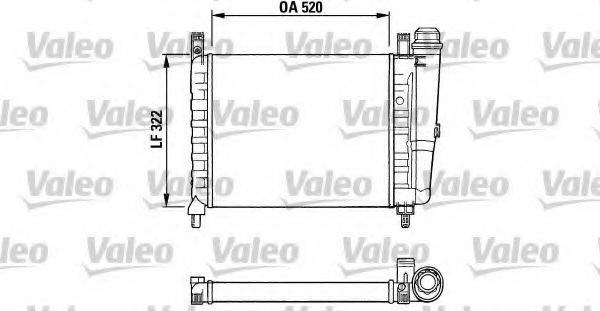 VALEO 730991 Радіатор, охолодження двигуна