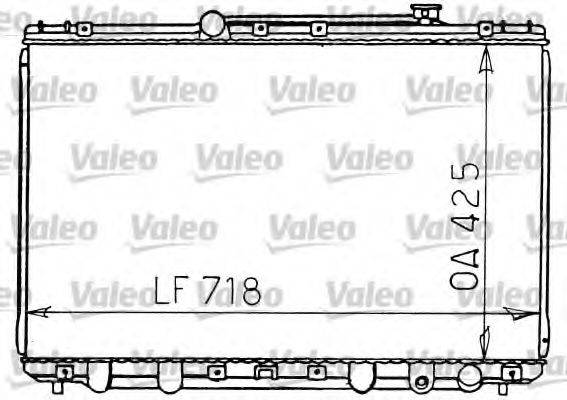 VALEO 731196 Радіатор, охолодження двигуна