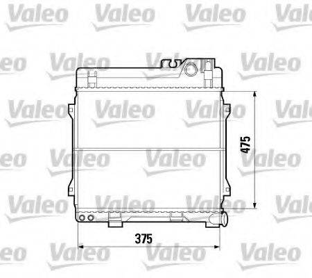 VALEO 732452 Радіатор, охолодження двигуна