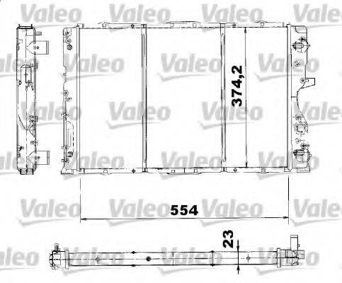 VALEO 732745 Радіатор, охолодження двигуна