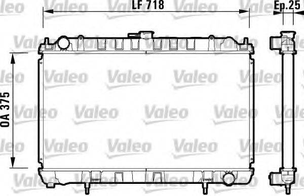 VALEO 734128 Радіатор, охолодження двигуна