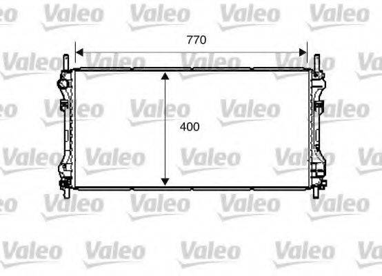 VALEO 734291 Радіатор, охолодження двигуна