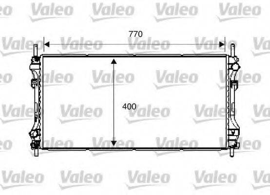 VALEO 734292 Радіатор, охолодження двигуна