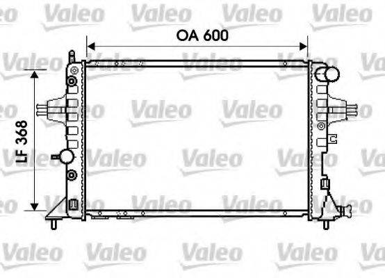 VALEO 734388 Радіатор, охолодження двигуна