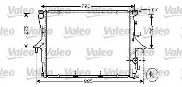 VALEO 734741 Радіатор, охолодження двигуна